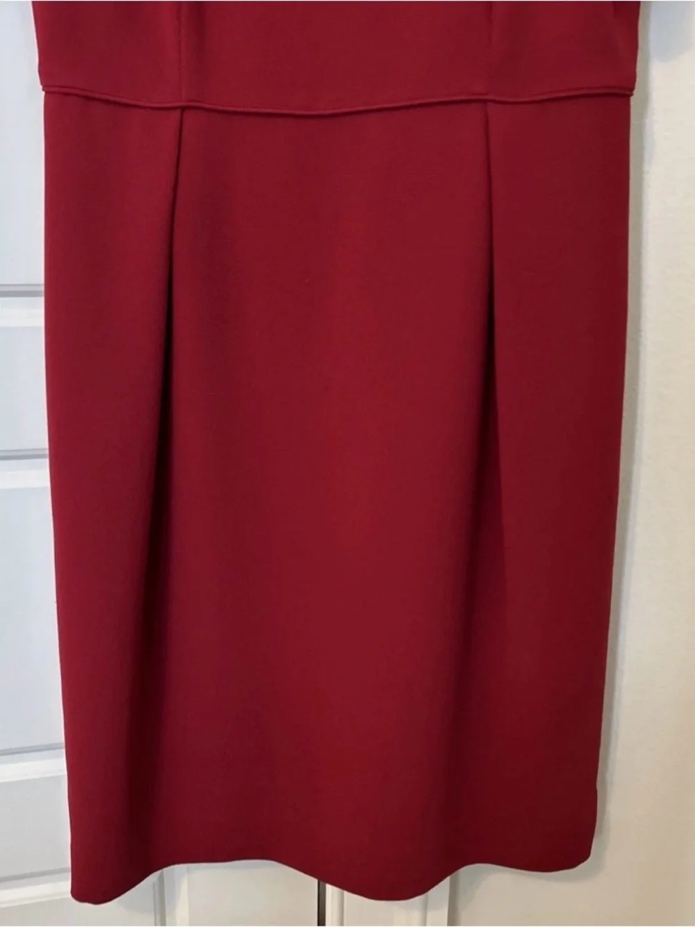 J. Crew Red Short Sleeve  Sheath Dress
